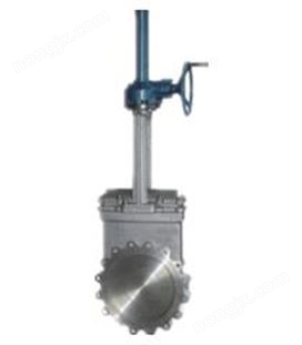 傘齒輪刀形閘閥